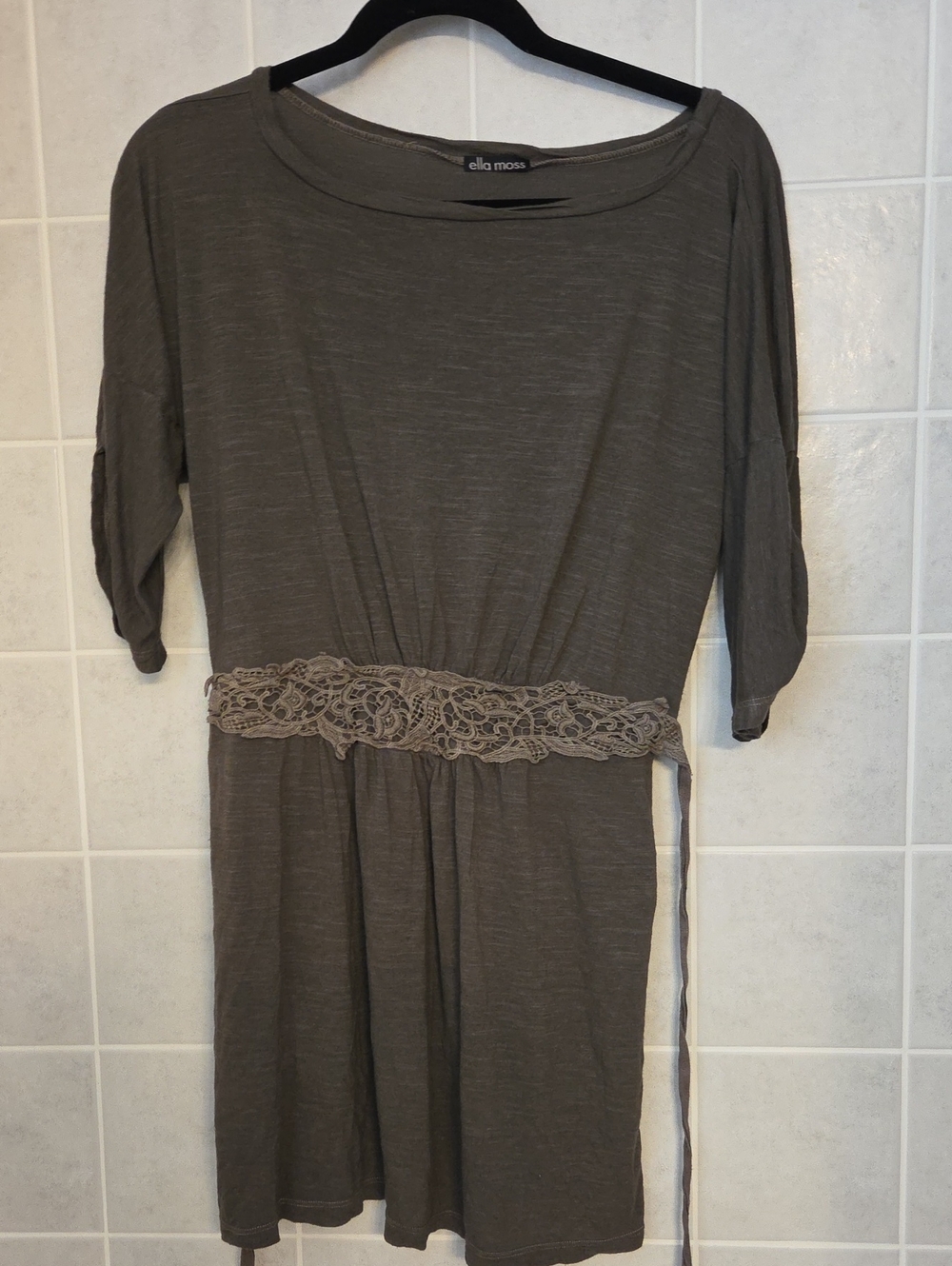 Ella Moss T Short Dress With Shirred Waist